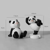 Cute Panda Cell Phone Stand – Adjustable Animal Desk Accessory for iPhone, iPad & Smartphones