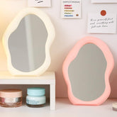 Custom Cloud-Shaped Makeup Mirror – Irregular Desktop Beauty Mirror for Wholesale & Creative Display