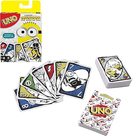 Mattel UNO Minions Edition – Fun Card Game for Kids, Family, and Party Play