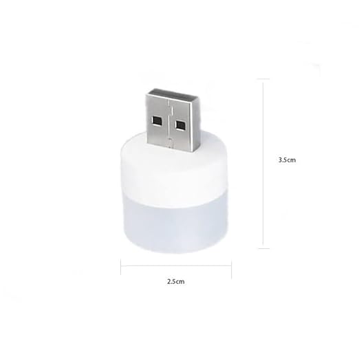 India USB Night Light – Pack of 5 Mini LED Plug-in Lamps for Power Banks, Laptops, and USB Chargers | Eye Protection Reading Lights