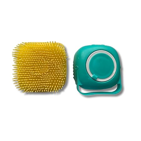 Pet Dog Grooming Brush – Pet Bath Shampoo Brush for Gentle Cleaning & Shedding Control