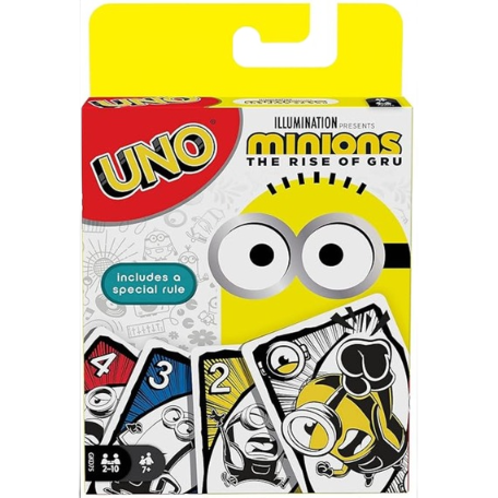 Mattel UNO Minions Edition – Fun Card Game for Kids, Family, and Party Play