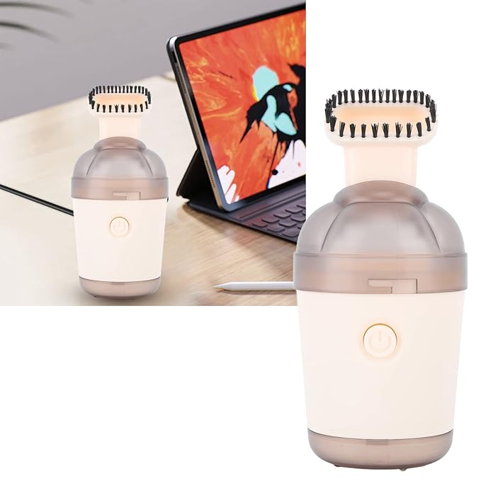 Cordless Desktop Vacuum Cleaner – One-Button ABS Handheld Mini Cleaner with Large Turbine Suction for Desk & Car Use