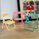 Plastic 4 Pieces - Miniature Foldable Chair Set, Miniature Kitchen Set, Miniature Cooking Set for Kids