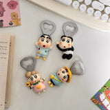 Cartoon Beer Bottle Opener, Crayon Shin-Chan, Kawaii, Magnetic Refrigerator Magnet, Decorative Gift