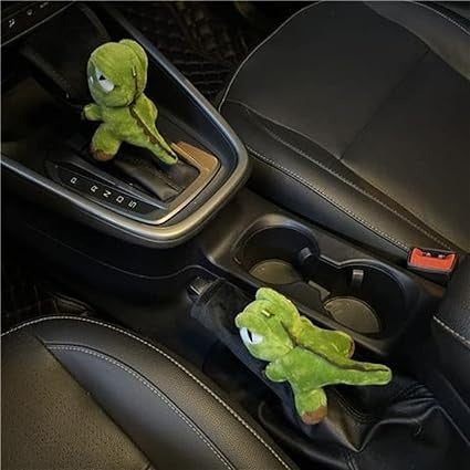 Universal Plush Gear Shift Knob & Handbrake Cover Set – Non-Slip, Comfortable Car Accessories for Trucks & Commercial Vehicles