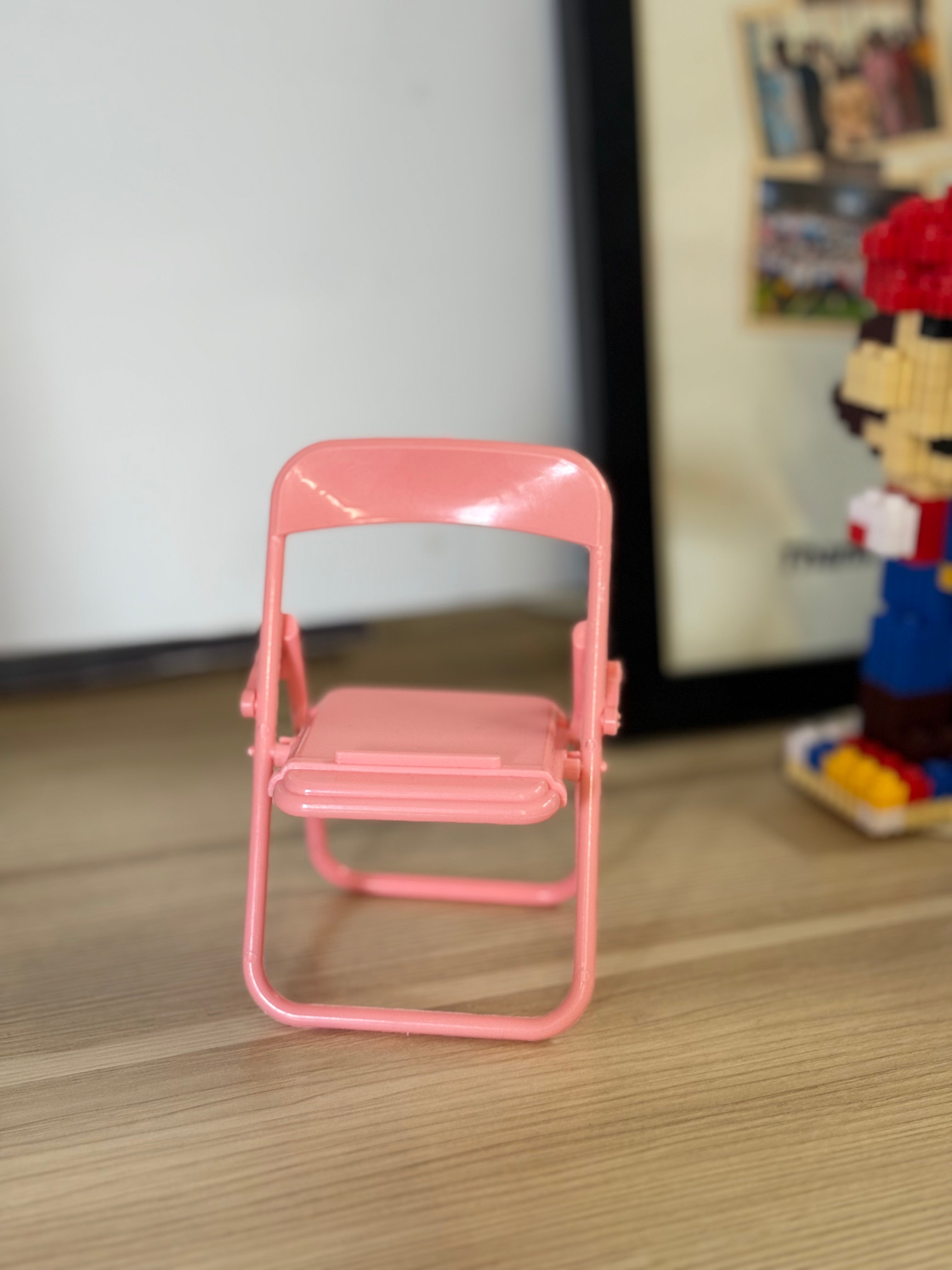 Plastic 4 Pieces - Miniature Foldable Chair Set, Miniature Kitchen Set, Miniature Cooking Set for Kids