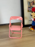 Plastic 4 Pieces - Miniature Foldable Chair Set, Miniature Kitchen Set, Miniature Cooking Set for Kids