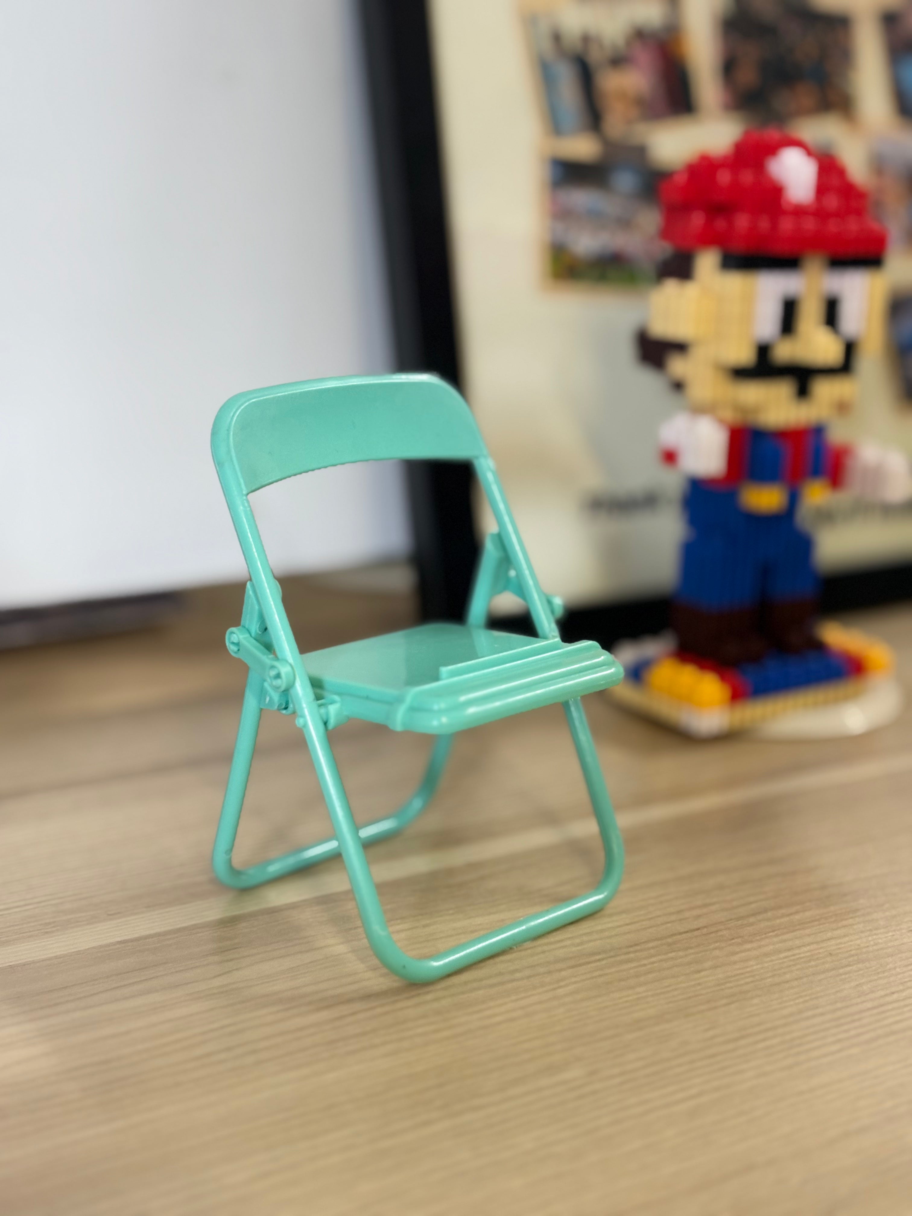 Plastic 4 Pieces - Miniature Foldable Chair Set, Miniature Kitchen Set, Miniature Cooking Set for Kids