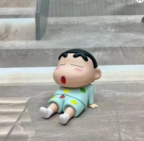 Meyaar Shin Chan Action Figure Mobile Holder – Medium Size (5.8 x 2.6 in), PVC Cartoon Stand for Phones & Tablets – Super Stable Holder for Boys & Girls
