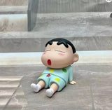 Meyaar Shin Chan Action Figure Mobile Holder – Medium Size (5.8 x 2.6 in), PVC Cartoon Stand for Phones & Tablets – Super Stable Holder for Boys & Girls