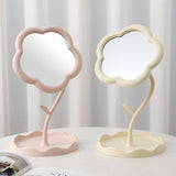 Sunflower Shaped Makeup Mirror-Student Desktop Flower Beauty Makeup Mirror Girl Dressing Table Hanging Jewelry Princess Mirror