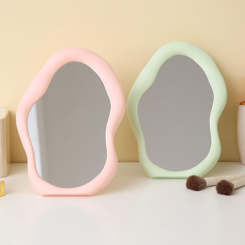 Custom Cloud-Shaped Makeup Mirror – Irregular Desktop Beauty Mirror for Wholesale & Creative Display