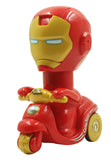 Iron Man Press-and-Go Superhero Toy on Scooter – Action Figure for Kids